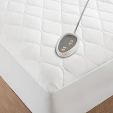 Load image into Gallery viewer, Full Microfiber Heated Mattress Pad W/ 3M Moisture Treatment