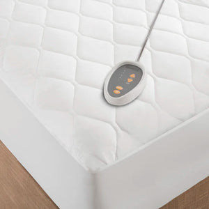 Full Microfiber Heated Mattress Pad W/ 3M Moisture Treatment