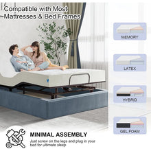 Load image into Gallery viewer, Full Size Mobley Zero Gravity Adjustable Bed with Wireless Remote