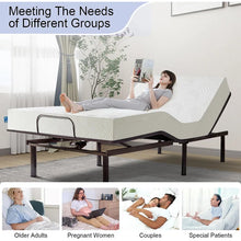 Load image into Gallery viewer, Full Size Mobley Zero Gravity Adjustable Bed with Wireless Remote