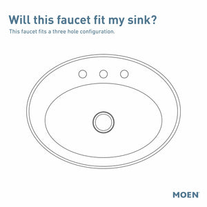 Moen Cia Two-Handle Widespread Bathroom Faucet Trim Kit, Valve Required T6222