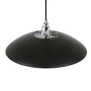 Matte Black/Polished Nickel Morine 1 - Light Single Pendant