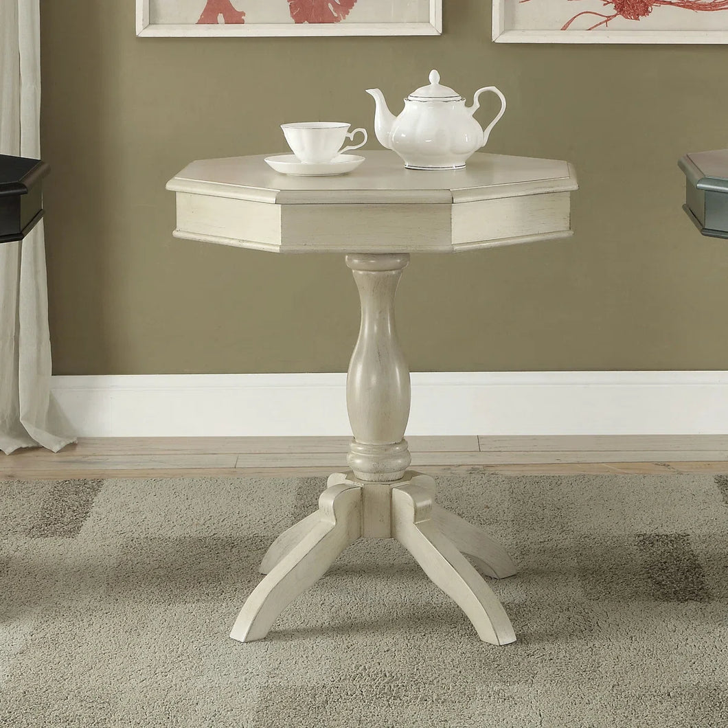 Mukai End Table, Antique White