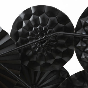 Multi-Colour Metal Abstract Flower Wall Decor