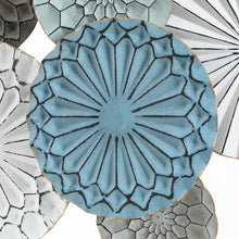 Load image into Gallery viewer, Multi-Colour Metal Abstract Flower Wall Decor