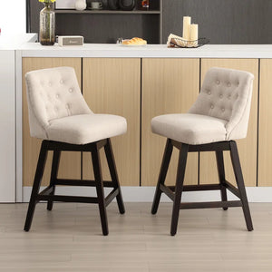 Muneesa Swivel Counter Stools (Set of 2)