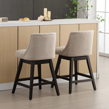 Load image into Gallery viewer, Muneesa Swivel Counter Stools (Set of 2)