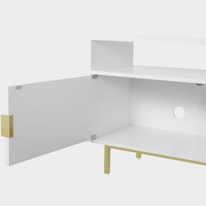 44" Nathan James Jacklyn Contemporary TV Stand with Fluted Door Storage