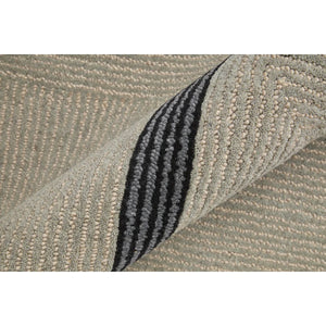 5' x 8' Nio Architectural Mid-Century Modern, Gray / Black