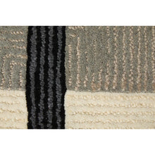 Load image into Gallery viewer, 5&#39; x 8&#39; Nio Architectural Mid-Century Modern, Gray / Black