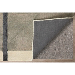 5' x 8' Nio Architectural Mid-Century Modern, Gray / Black