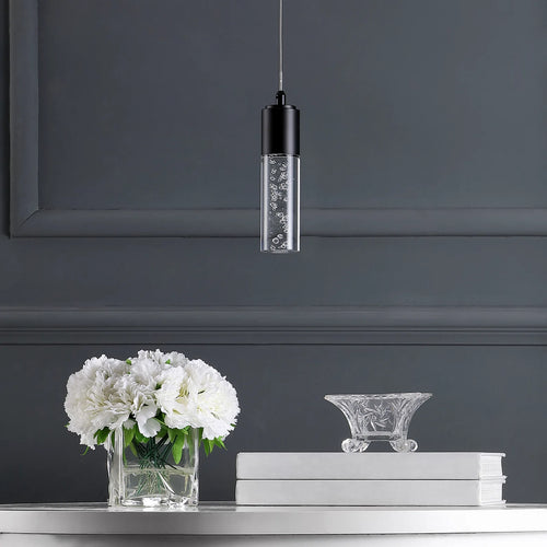Black Octa 1 - Light LED Pendant
