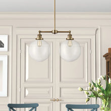 Load image into Gallery viewer, Oliver 2 - Light Kitchen Island Globe Pendant