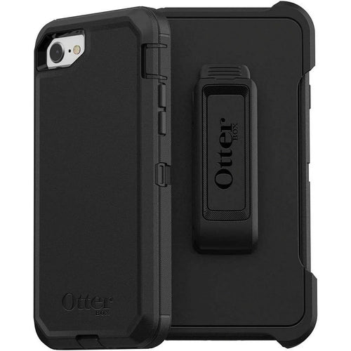 OtterBox DEFENDER SERIES Case for iPhone SE 3rd and 2nd gen and iPhone 8/7 - BLACK