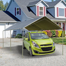 Load image into Gallery viewer, Outsunny 10'x20' Carport Heavy Duty Galvanized Car Canopy with Included Anchor Kit, 3 Reinforced Steel Cables, Grey