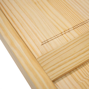 Panelled Wood Unfinished Bi-Fold Door