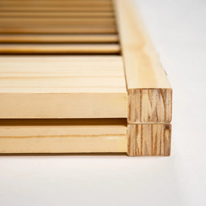 Panelled Wood Unfinished Bi-Fold Door