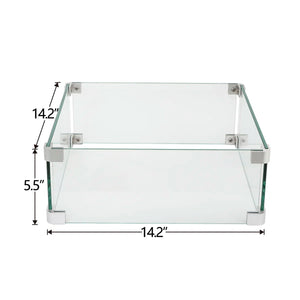 Tempered glass windshield