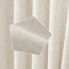 Load image into Gallery viewer, Pinch Pleat Linen Curtains 2 Panels Set (Per panel: 40&quot;W x 96&quot;L)