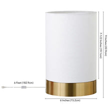 Load image into Gallery viewer, Piper Metal Table Lamp, Gold
