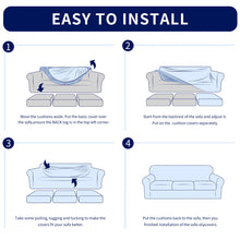 Load image into Gallery viewer, Pizarro Soft Stretch Separate Box Cushion Sofa Slipcover