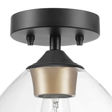 Load image into Gallery viewer, Orhan 1-Light 6.38&quot; Single Dome Semi-Flush Mount Ceiling Light