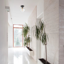 Load image into Gallery viewer, Orhan 1-Light 6.38&quot; Single Dome Semi-Flush Mount Ceiling Light