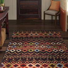 Load image into Gallery viewer, 8' x 10' Poarch Geometric Multicolor Area Rug