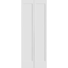 Load image into Gallery viewer, Primed 1 Panel Shaker Bi-Fold Door