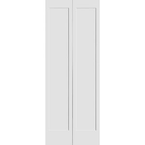 Primed 1 Panel Shaker Bi-Fold Door