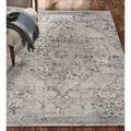 Ariella Grey & Blue 9'10" x 13'1" Area Rug