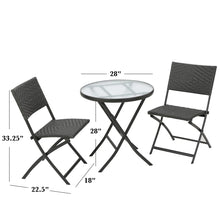 Load image into Gallery viewer, Raileigh Round 2 - Person Outdoor Dining Set