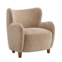 Load image into Gallery viewer, Reshami Wing Back Fabric Upholstered Accent Chair