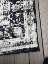 Load image into Gallery viewer, 7&#39;10&quot; x 10&#39; Brandt Oriental Black Area Rug