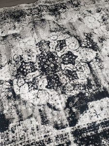 7'10" x 10' Brandt Oriental Black Area Rug