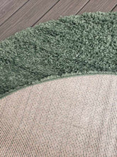 Load image into Gallery viewer, 6&#39; Round Abbiney Solid Accent Shag Rug