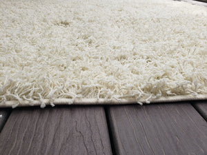 7'10" x 11' Eginhardt Shag Ivory Area Rug