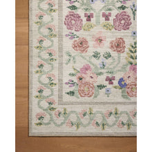 Load image into Gallery viewer, 5&#39; x 7&#39;6&quot; Rifle Paper Co. x Loloi Rosa Ivory Area Rug