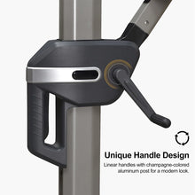 Load image into Gallery viewer, Rikuto 8&#39; Square Cantilever Aluminum Offset Umbrella with 360° Rotation