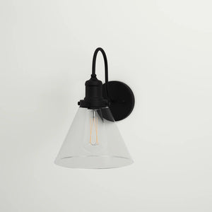 Black Rimma Iron Armed Sconce