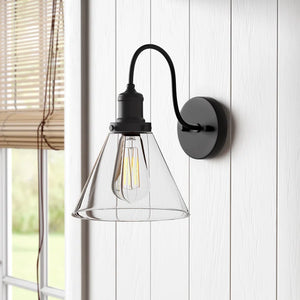 Black Rimma Iron Armed Sconce
