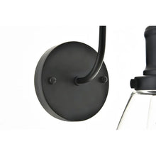 Load image into Gallery viewer, Black Rimma Iron Armed Sconce
