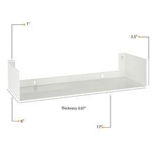 Load image into Gallery viewer, River Ridge 6 Piece Metal Floating Shelf (Set of 6)
