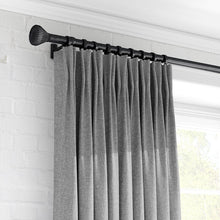 Load image into Gallery viewer, 84&quot;L Colcha Linens Room Darkening Pinch Pleat Curtain Panels (Set of 2)