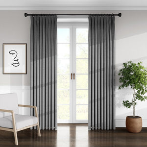 84"L Colcha Linens Room Darkening Pinch Pleat Curtain Panels (Set of 2)