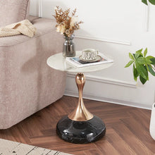 Load image into Gallery viewer, Round Pedestal End Table