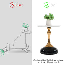Load image into Gallery viewer, Round Pedestal End Table