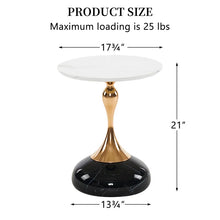 Load image into Gallery viewer, Round Pedestal End Table