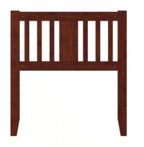 AFI Tahoe Walnut Twin Headboard with USB Turbo Charger