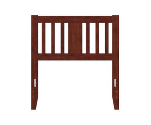AFI Tahoe Walnut Twin Headboard with USB Turbo Charger